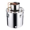 VEVOR Moonshine Still 8 Gal Water Alcohol Distiller Brewing Kit Stainless Steel