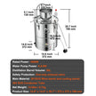 VEVOR Alcohol Still, 9 Gal 30L Water Alcohol Distiller, Home Distillery Kit include Stainless Steel Tube & Pump & One-way Exhaust Valve & Thermometer (30-120? ) for DIY Whisky Wine Brandy, Silver
