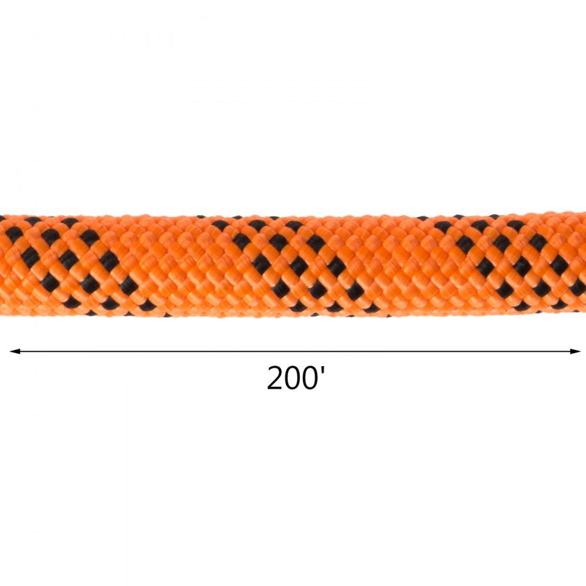 VEVOR 7/16 Inch Double Braid Polyester Rope 200 Feet Nylon Pulling Rope 880LB High Force Polyester Load Sailing Rope for Arborist Gardening Marine (7/16 Inch-200Feet)