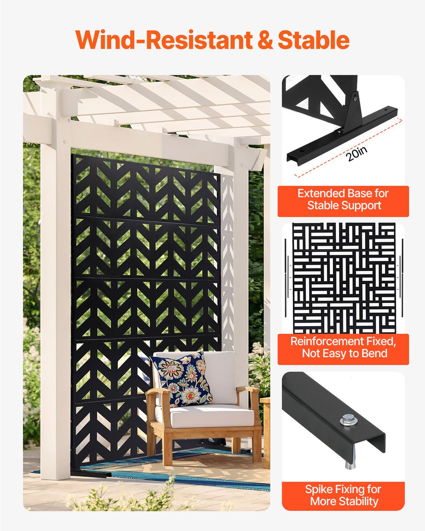 VEVOR Metal Privacy Screen 47