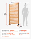 VEVOR Wooden Privacy Screen 36