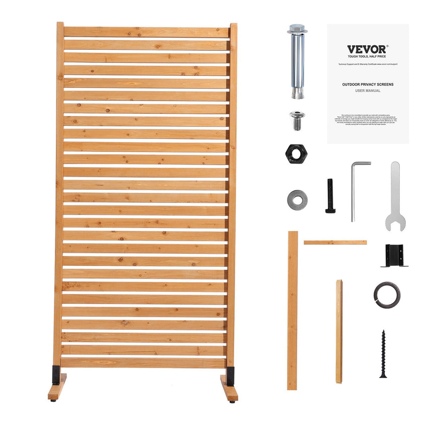 VEVOR Wooden Privacy Screen 36