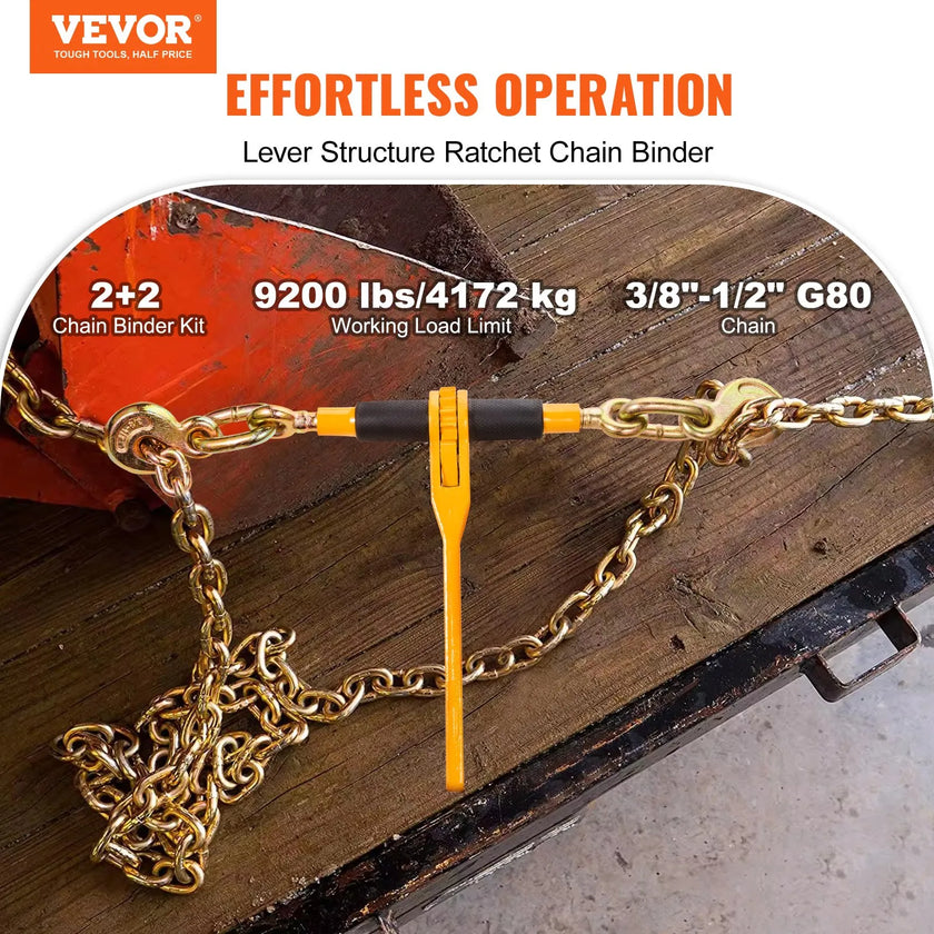 VEVOR Chain and Binder Kit 3/8
