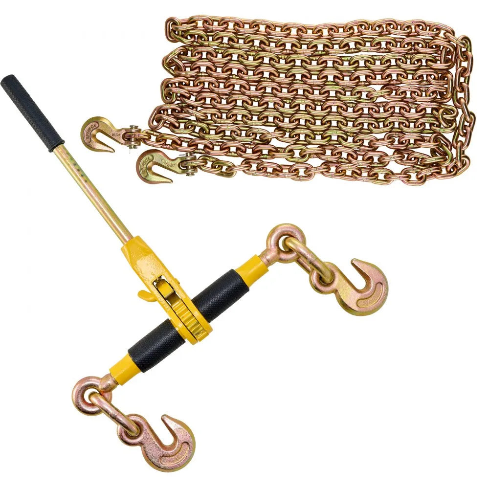 VEVOR Ratchet Chain Binder 2PCS, 3/8