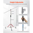 VEVOR Heavy Duty Light Stand with Casters Max Height 10.5ft/320cm Tripod Stand