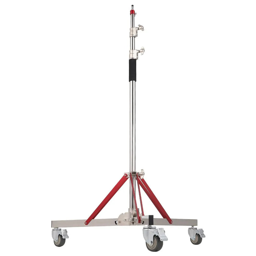 VEVOR Heavy Duty Light Stand with Casters Max Height 10.5ft/320cm Tripod Stand