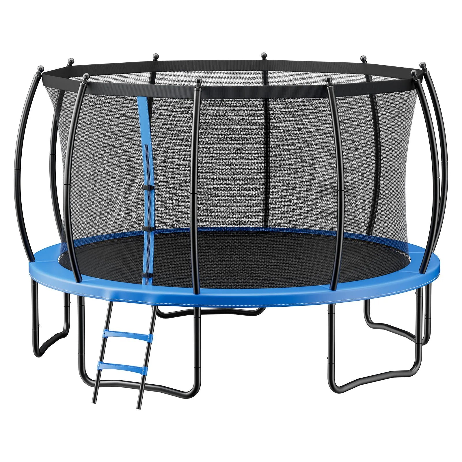 16 ft Outdoor Trampoline with Safety Enclosure Net & Heavy-Duty Steel Frame
