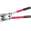 VEVOR Battery Cable Lug Crimping Tool, 10-1/0AWG with Cable Cutter and 95PCS Copper Ring Terminals, 6 Wire Sizes Crimping Die and 100pcs Heat Shrink Tubes, for Heavy Duty Wire Lugs