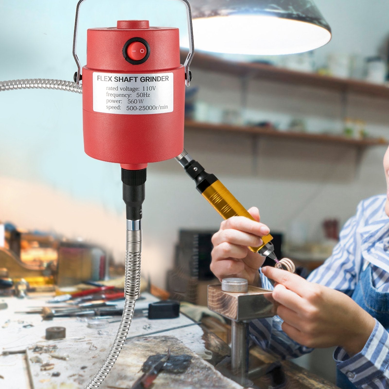 VEVOR Flex Shaft 560W Rotary Tool with 1/4