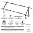 VEVOR Multi-Pieces Solar Panel Mounting Brackets 30°-60° Adjustable Brackets