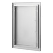 VEVOR BBQ Access Door, 16W x 22H Inch Single Outdoor Kitchen Door, Stainless Steel Flush Mount Door, Wall Vertical Door with Handle, for BBQ Island, Grilling Station, Outside Cabinet