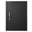 VEVOR BBQ Access Door, 16W x 22H Inch Single Outdoor Kitchen Door, Cold Plate Flush Mount Door, Wall Vertical Door with Handle, for BBQ Island, Grilling Station, Outside Cabinet