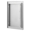 VEVOR BBQ Access Door, 14W x 20H Inch Single Outdoor Kitchen Door, Stainless Steel Flush Mount Door, Wall Vertical Door with Handle, for BBQ Island, Grilling Station, Outside Cabinet