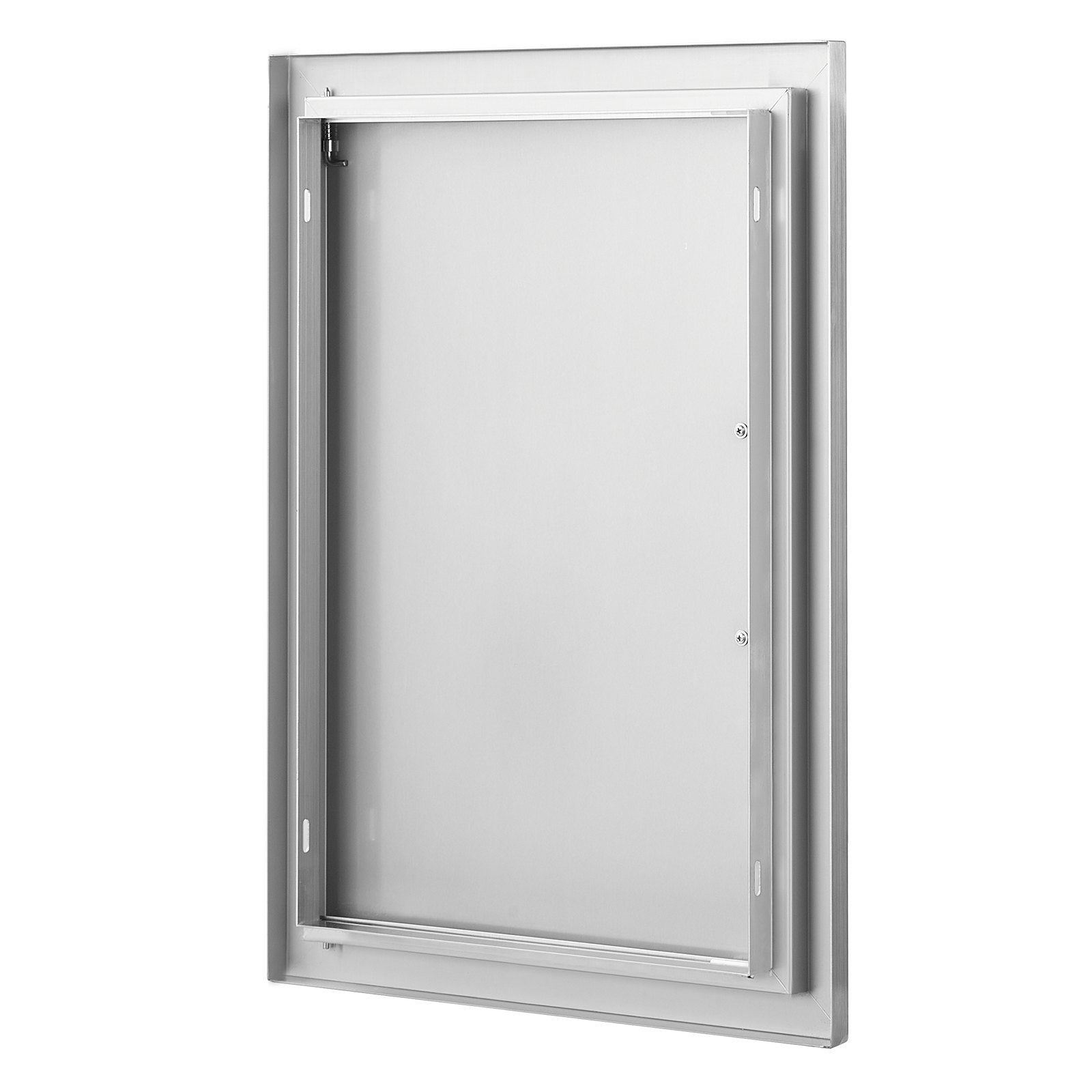 VEVOR BBQ Access Door, 18W x 24H Inch Single Outdoor Kitchen Door, Stainless Steel Flush Mount Door, Wall Vertical Door with Handle, for BBQ Island, Grilling Station, Outside Cabinet