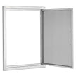 VEVOR BBQ Access Door, 20W x 27H Inch Single Outdoor Kitchen Door, Stainless Steel Flush Mount Door, Wall Vertical Door with Handle, for BBQ Island, Grilling Station, Outside Cabinet
