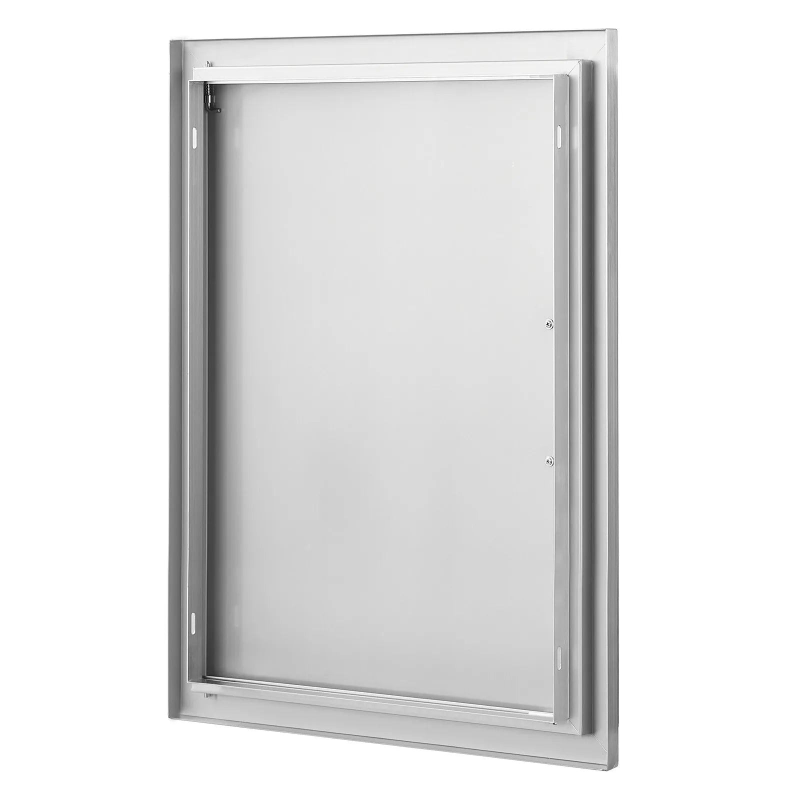 VEVOR BBQ Access Door, 20W x 27H Inch Single Outdoor Kitchen Door, Stainless Steel Flush Mount Door, Wall Vertical Door with Handle, for BBQ Island, Grilling Station, Outside Cabinet