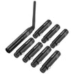 VEVOR DMX Wireless Receiver Transmitter Controller for Stage Light 8 PCs Black