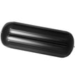 VEVOR Boat Fender, 10 x 28 Inch Inflatable Vinyl Boat Fenders, 4 pcs Ribbed Boat Bumpers, with Center Hole, for Bumpers Protection, Black