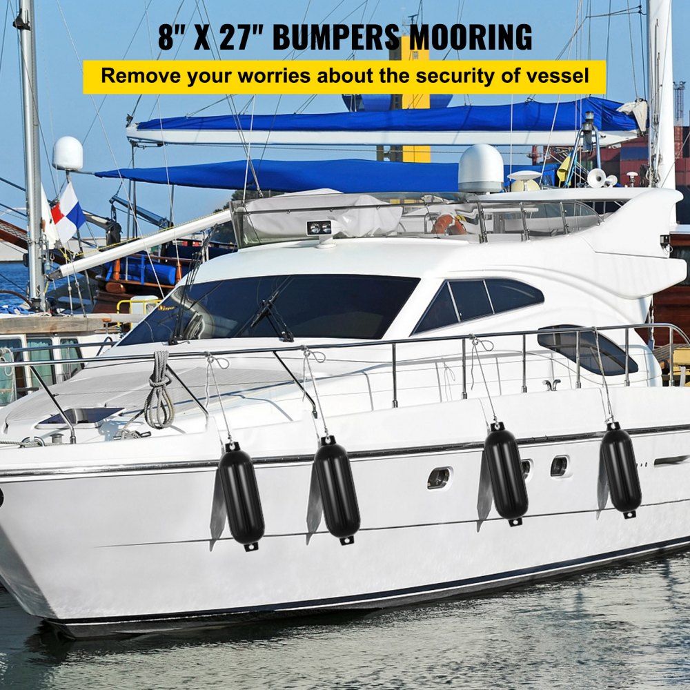 VEVOR Boat Fenders 4 Ribbed 8\