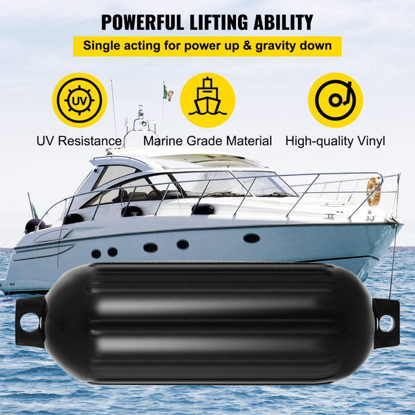 VEVOR Boat Fenders 4 Ribbed 8\