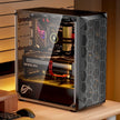 VEVOR PC Case Full-Tower Gaming Computer Case 3 PWM Fans for E-ATX Motherboard
