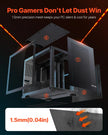 VEVOR Mid-Tower ATX PC Case Dual Chamber Gaming Computer Case No Fan Included