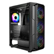 VEVOR Mid-Tower ATX PC Gaming Case Computer Case Box with 4 x 120 mm ARGB Fans