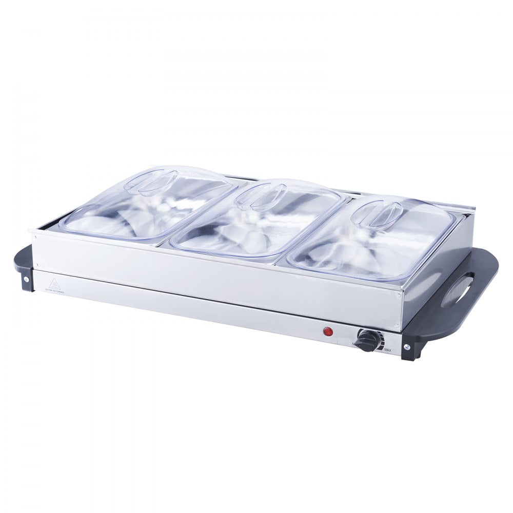 VEVOR Electric Buffet Server & Food Warmer, 25.6