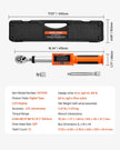 VEVOR Digital Torque Wrench 3/8 Inch Drive 0-99.57 lbf-ft / 0-135 N.m 72-Tooth