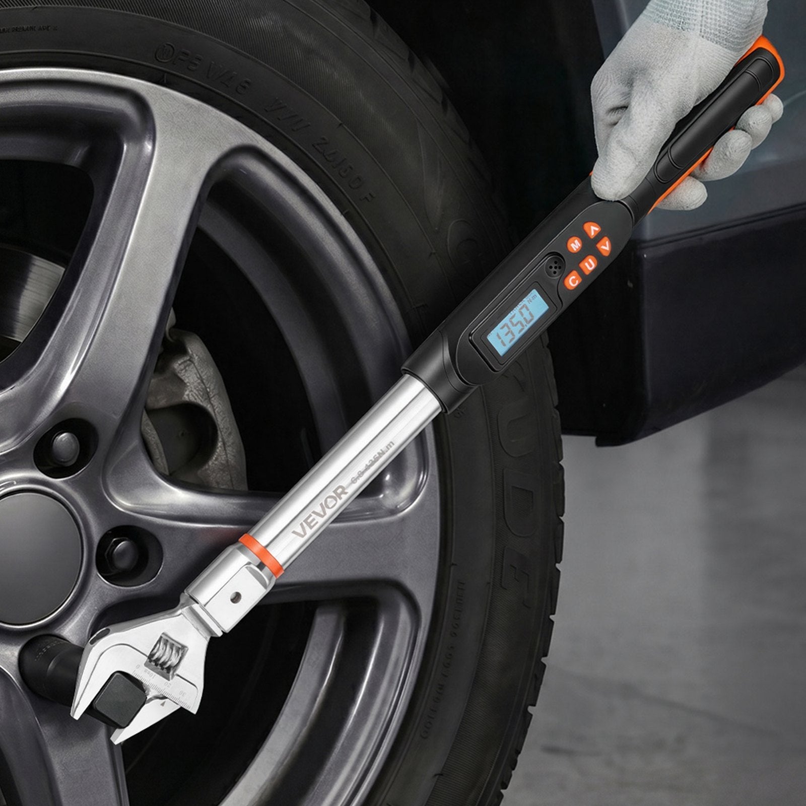 Digital Adjustable Torque Wrench with LCD Display, 0–1.5