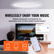 VEVOR 6.5'' Bluetooth in Ceiling Speakers, 150W, Flush Mount Ceiling & in-Wall Speaker System with 8?Impedance 89dB Sensitivity, for Home Kitchen Living Room Bedroom or Covered Outdoor Porches, Single