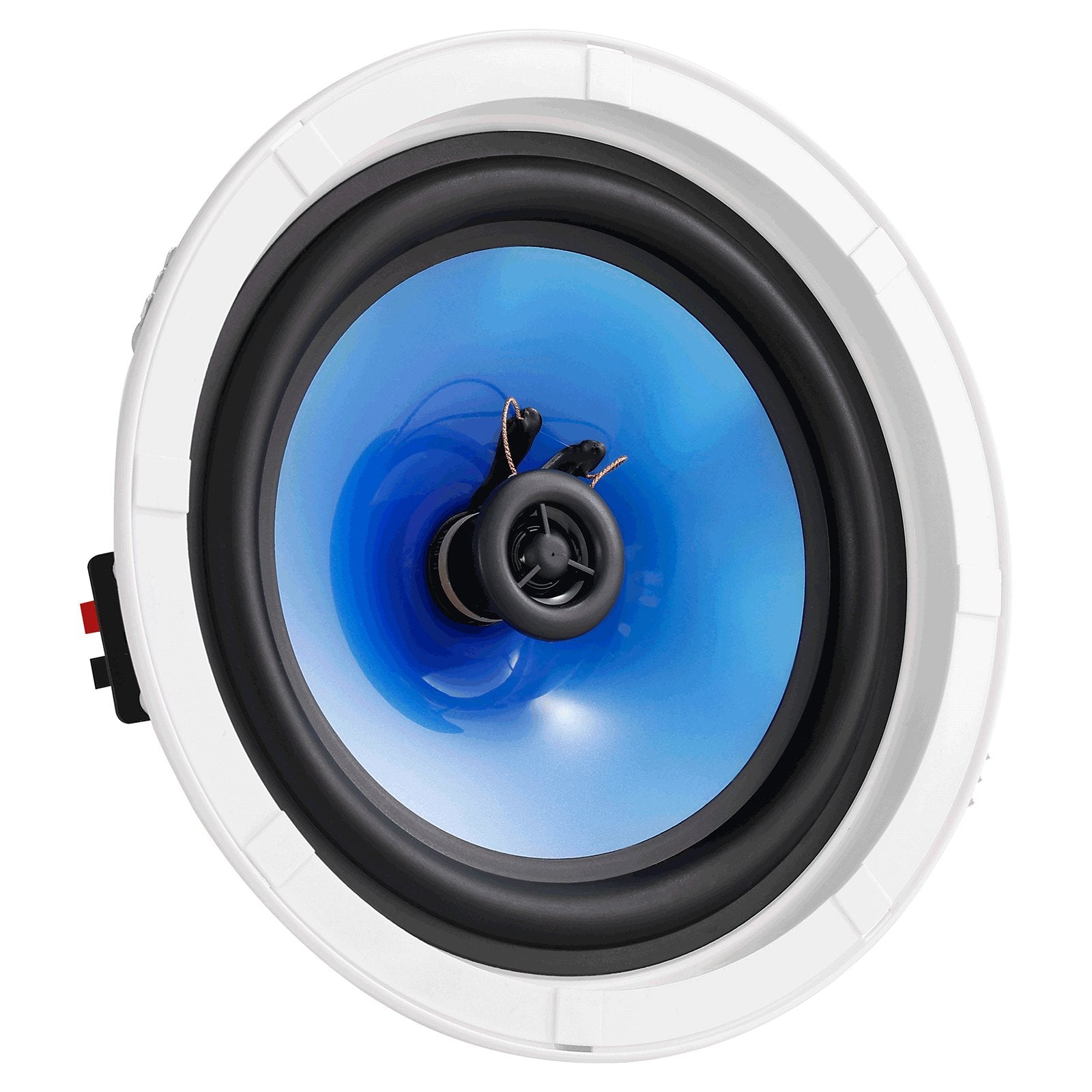 VEVOR 2 PCs 8 Inch in Ceiling Speakers, 50-Watts, Flush Mount Ceiling & in-Wall Speakers System with 8?Impedance 89dB Sensitivity, for Home Kitchen Living Room Bedroom or Covered Outdoor Porches