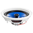 VEVOR 2 PCs 8 Inch in Ceiling Speakers, 50-Watts, Flush Mount Ceiling & in-Wall Speakers System with 8?Impedance 89dB Sensitivity, for Home Kitchen Living Room Bedroom or Covered Outdoor Porches