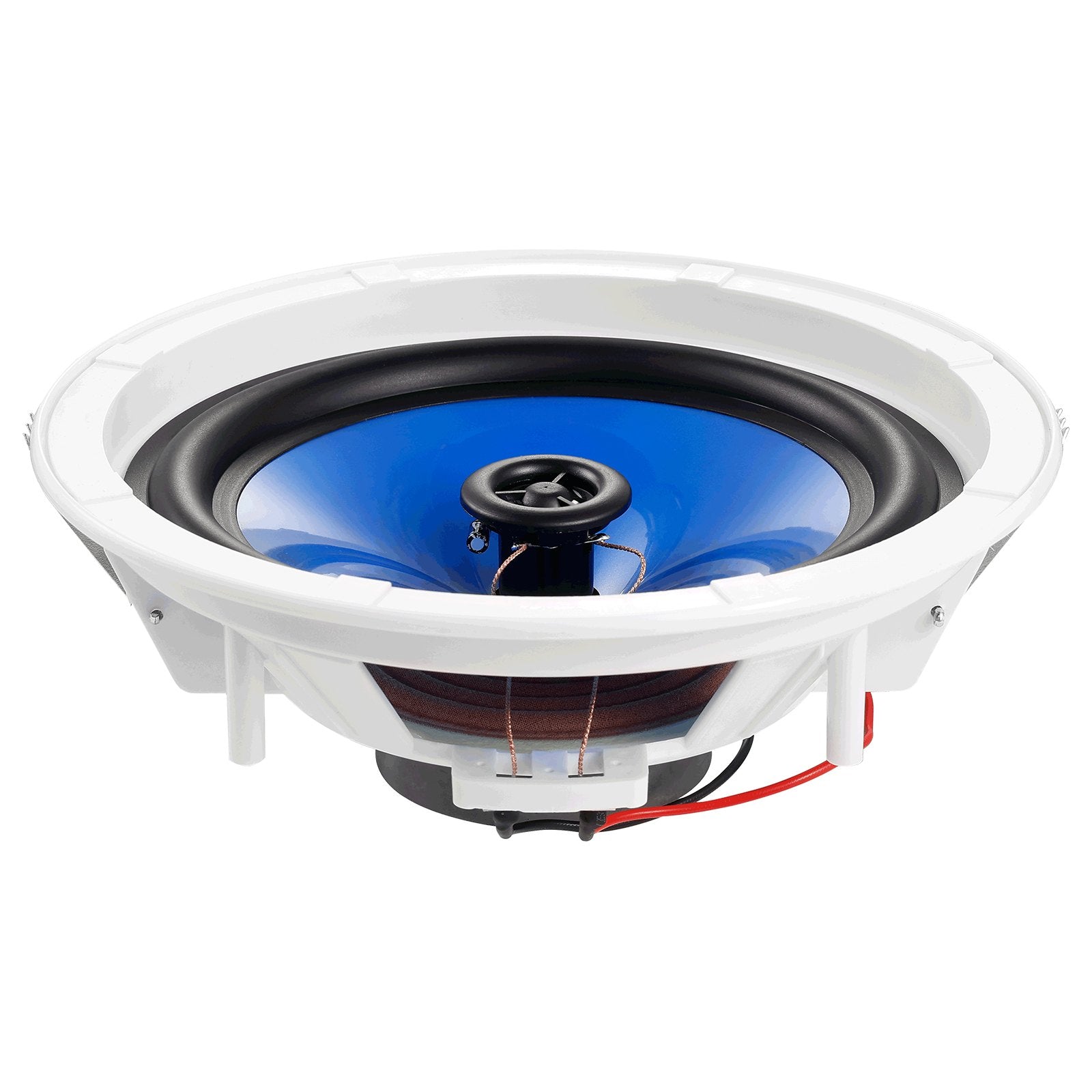 VEVOR 2 PCs 8 Inch in Ceiling Speakers, 50-Watts, Flush Mount Ceiling & in-Wall Speakers System with 8?Impedance 89dB Sensitivity, for Home Kitchen Living Room Bedroom or Covered Outdoor Porches
