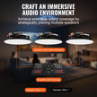 VEVOR 8 Inch in Ceiling Speakers, 200-Watts, Flush Mount Ceiling & in-Wall Speakers System with 8?Impedance 89dB Sensitivity, for Home Kitchen Living Room Bedroom or Covered Outdoor Porches, Single