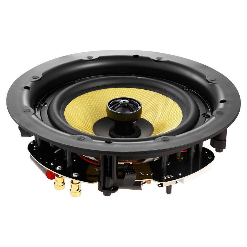 VEVOR 8 Inch in Ceiling Speakers, 200-Watts, Flush Mount Ceiling & in-Wall Speakers System with 8?Impedance 89dB Sensitivity, for Home Kitchen Living Room Bedroom or Covered Outdoor Porches, Single