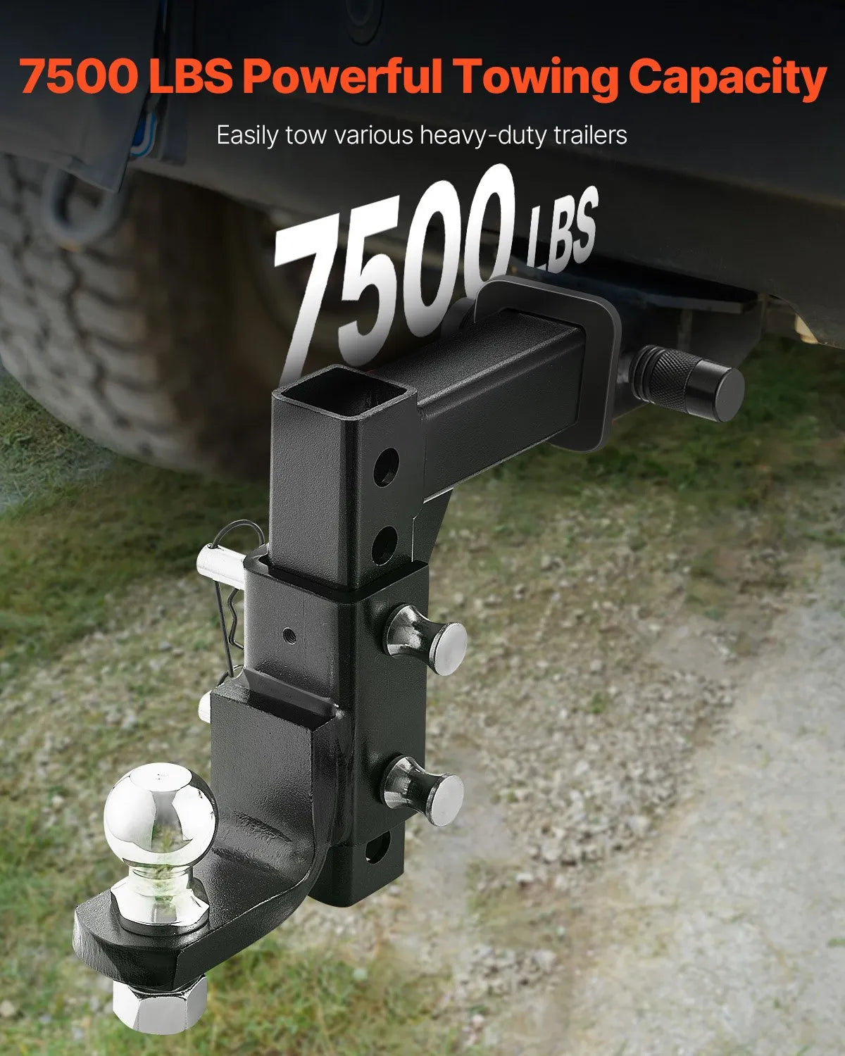 VEVOR Adjustable Trailer Hitch 2