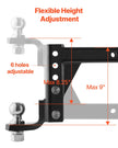 VEVOR Adjustable Trailer Hitch 2