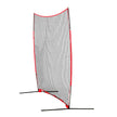 VEVOR Barricade Backstop Net, 12x9 ft Ball Sports Barrier Netting, Portable Practice Equipment with Carry Bag, Protection Screen for Baseball Softball Lacrosse Soccer Hockey Training, for Backyard