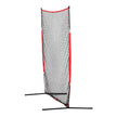 VEVOR Barricade Backstop Net, 7x7 ft Ball Sports Barrier Netting, Portable Practice Equipment with Carry Bag, Protection Screen for Baseball Softball Lacrosse Soccer Hockey Training, for Backyard