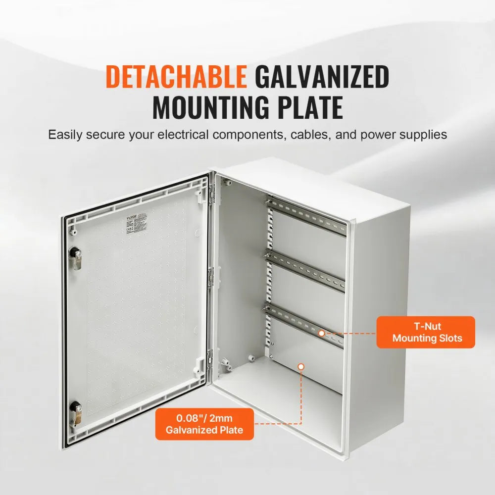 VEVOR Fiberglass Enclosure 19.7 x 15.7 x7.9