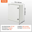 VEVOR Fiberglass Enclosure 19.7 x 15.7 x7.9