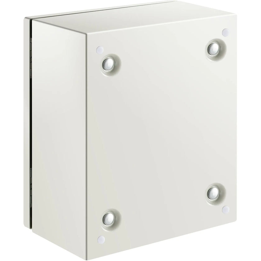 VEVOR Steel Electrical Box 12'' x 10'' x 6'' Electrical Enclosure Box, Carbon Steel Hinged Junction Box, IP65 Weatherproof Metal Box Wall-Mounted Electronic Equipment Enclosure Box with Mounting Plate
