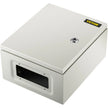 VEVOR Steel Electrical Box 12'' x 10'' x 6'' Electrical Enclosure Box, Carbon Steel Hinged Junction Box, IP65 Weatherproof Metal Box Wall-Mounted Electronic Equipment Enclosure Box with Mounting Plate