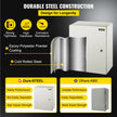 VEVOR Steel Electrical Box 20'' x 16'' x 8'' Electrical Enclosure Box, Carbon Steel Hinged Junction Box, IP65 Weatherproof Metal Box Wall-Mounted Electronic Equipment Enclosure Box with Mounting Plate