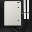 VEVOR Steel Electrical Box 24'' x 16'' x 10'' Electrical Enclosure Box, Carbon Steel Hinged Junction Box, IP65 Weatherproof Metal Box Wall-Mounted Electronic Equipment Enclosure Box with Mounting Plat