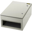 VEVOR Steel Electrical Box 24'' x 16'' x 10'' Electrical Enclosure Box, Carbon Steel Hinged Junction Box, IP65 Weatherproof Metal Box Wall-Mounted Electronic Equipment Enclosure Box with Mounting Plat