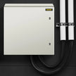 VEVOR Steel Electrical Box 24'' x 24'' x 8'' Electrical Enclosure Box, Carbon Steel Hinged Junction Box, IP65 Weatherproof Metal Box Wall-Mounted Electronic Equipment Enclosure Box with Mounting Plate