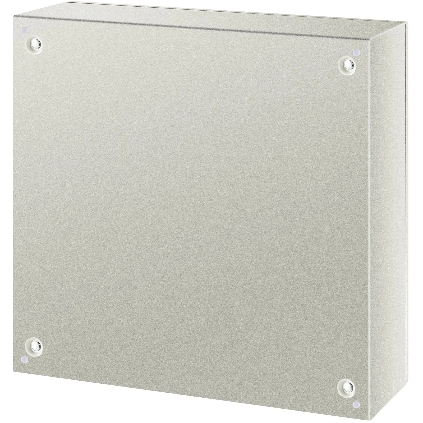 VEVOR Steel Electrical Box 24'' x 24'' x 8'' Electrical Enclosure Box, Carbon Steel Hinged Junction Box, IP65 Weatherproof Metal Box Wall-Mounted Electronic Equipment Enclosure Box with Mounting Plate