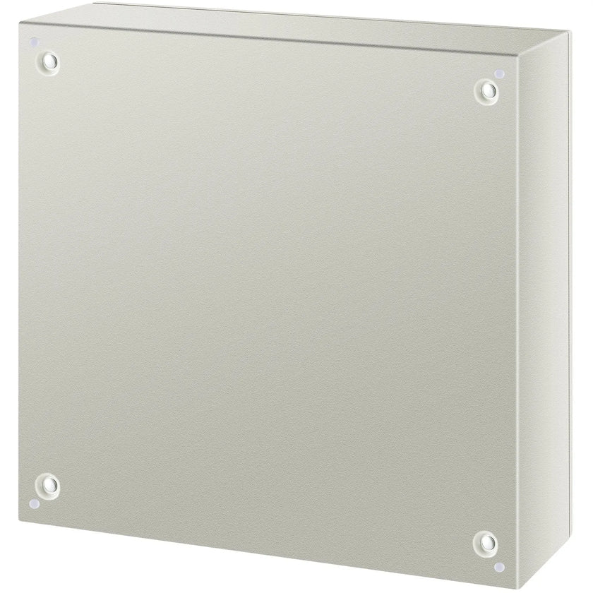 VEVOR Steel Electrical Box 24'' x 24'' x 8'' Electrical Enclosure Box, Carbon Steel Hinged Junction Box, IP65 Weatherproof Metal Box Wall-Mounted Electronic Equipment Enclosure Box with Mounting Plate
